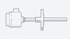 RFA501: RTD Sensor with Fabricated Flanged Thermowell