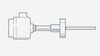 RHA535: RTD Sensor with Fabricated IDF / ISS Hygienic Thermowell