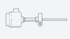 RHA545: RTD Sensor with Fabricated SMS Hygienic Thermowell
