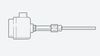 RTA501: RTD Sensor with Fabricated Threaded Thermowell