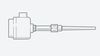 RTA101: RTD Sensor with Solid Drilled Threaded Thermowell