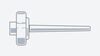 HTW120: Solid Drilled DIN 11851 Hygienic Thermowell