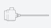 TCS310: Thermocouple Sensor with Connection Head & Thread