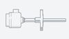 TFA501: Thermocouple Sensor with Fabricated Flanged Thermowell