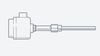 TTA501: Thermocouple Sensor with Fabricated Threaded Thermowell