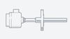 TFA210: Thermocouple Sensor with Solid Drilled Flanged Thermowell & Coating